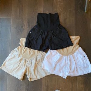 Motherhood MATERNITY Shorts Lot of 3